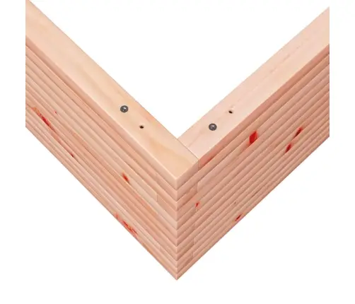 Sodo Lovelis, 80X80X45,5cm Douglas Eglės Medienos Masyvas