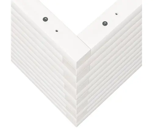 Aia Taimekast, Valge, 70X40X45,5 cm Männipuit