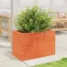 Dārza Puķu Kaste, Vaska Brūnas, 70X40X45,5 Cm Priedes Masīvkoks Vidaxl