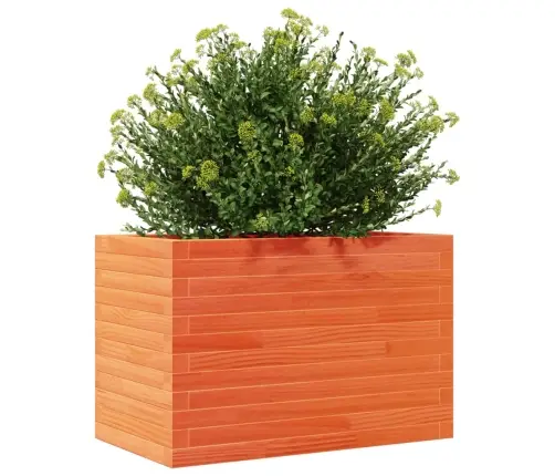 Dārza Puķu Kaste, Vaska Brūnas, 70X40X45,5 Cm Priedes Masīvkoks Vidaxl