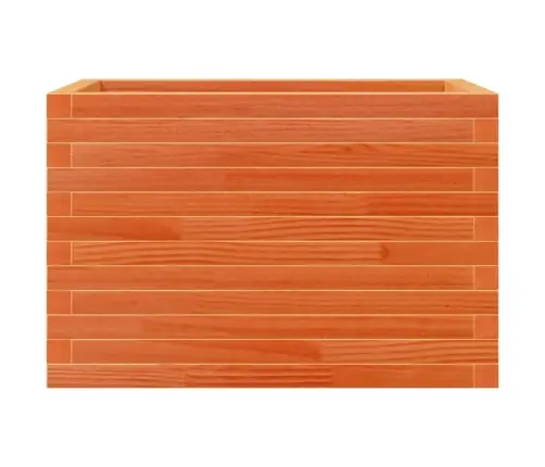Dārza Puķu Kaste, Vaska Brūnas, 70X40X45,5 Cm Priedes Masīvkoks Vidaxl