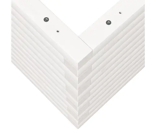 Dārza Puķu Kaste, Balta, 90X40X45,5 Cm, Priedes Masīvkoks Vidaxl