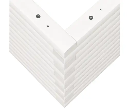 Dārza Puķu Kaste, Balta, 110X40X45,5 Cm, Priedes Masīvkoks Vidaxl