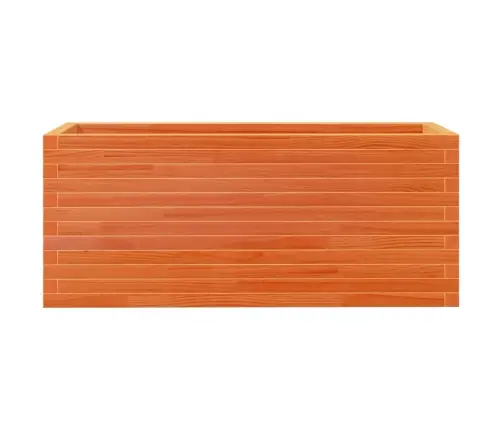 Dārza Puķu Kaste, Vaska Brūnas, 110X40X45,5Cm Priedes Masīvkoks Vidaxl