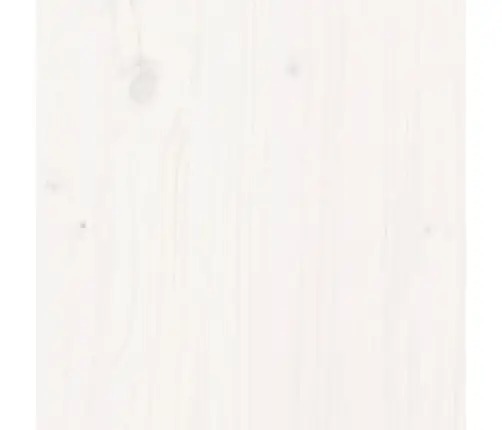 Dārza Puķu Kaste, Balta, 110X60X45,5 Cm, Priedes Masīvkoks Vidaxl