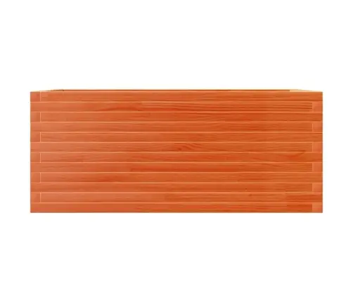 Dārza Puķu Kaste Vaska Brūnas 110X60X45,5 Cm Priedes Masīvkoks Vidaxl