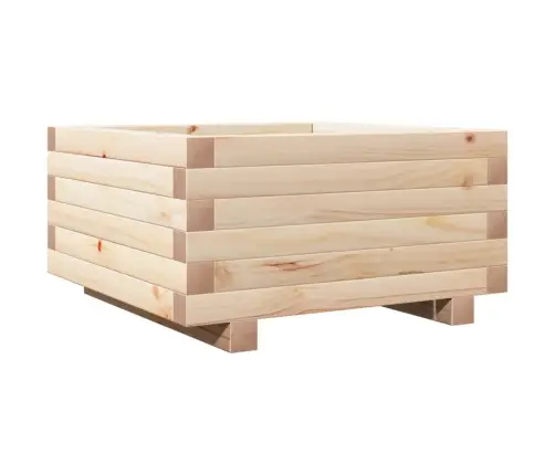 Dārza Puķu Kaste, 50X50X26,5 Cm, Priedes Masīvkoks Vidaxl