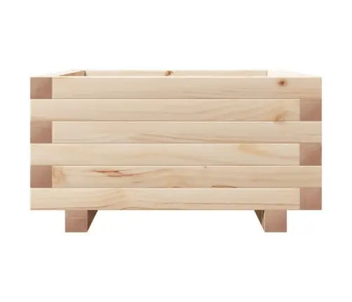 Dārza Puķu Kaste, 50X50X26,5 Cm, Priedes Masīvkoks Vidaxl