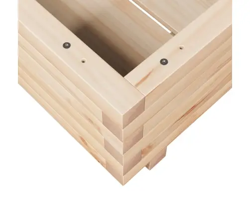 Dārza Puķu Kaste, 50X50X26,5 Cm, Priedes Masīvkoks Vidaxl