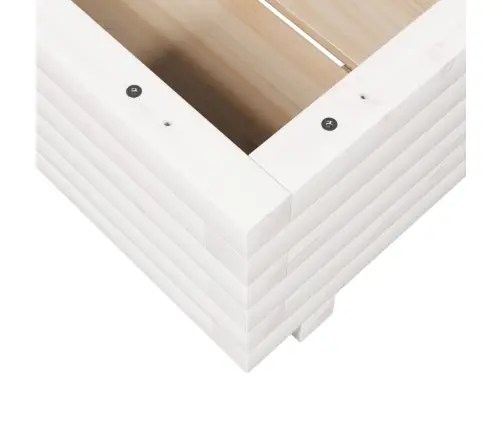 Aia Taimekast, Valge, 50X50X26,5 cm Männipuit