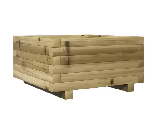 Dārza Puķu Kaste, 50X50X26,5 Cm, Impregnēts Priedes Koks Vidaxl