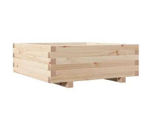 Dārza Puķu Kaste, 70X70X26,5 Cm, Priedes Masīvkoks Vidaxl