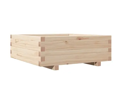 Dārza Puķu Kaste, 70X70X26,5 Cm, Priedes Masīvkoks Vidaxl