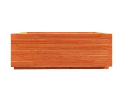 Dārza Puķu Kaste, Vaska Brūnas, 70X70X26,5 Cm Priedes Masīvkoks Vidaxl
