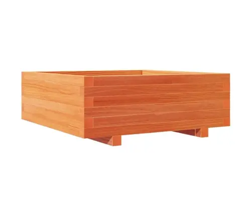 Dārza Puķu Kaste, Vaska Brūnas, 70X70X26,5 Cm Priedes Masīvkoks Vidaxl