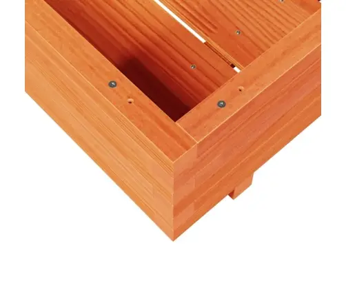 Dārza Puķu Kaste, Vaska Brūnas, 70X70X26,5 Cm Priedes Masīvkoks Vidaxl