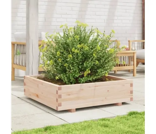 Dārza Puķu Kaste, 90X90X26,5 Cm, Priedes Masīvkoks Vidaxl