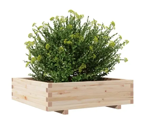 Dārza Puķu Kaste, 90X90X26,5 Cm, Priedes Masīvkoks Vidaxl
