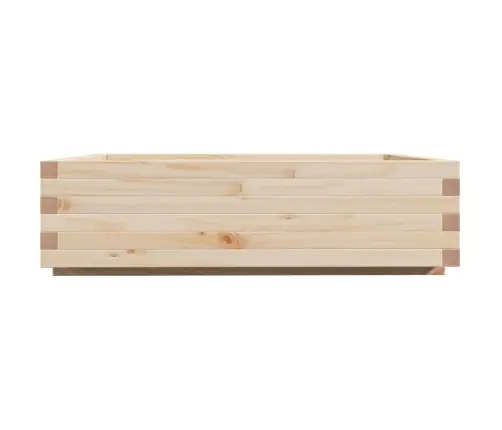 Dārza Puķu Kaste, 90X90X26,5 Cm, Priedes Masīvkoks Vidaxl