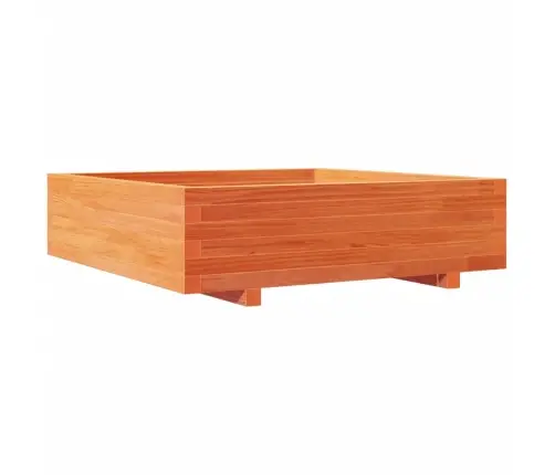 Dārza Puķu Kaste, Vaska Brūnas, 90X90X26,5 Cm Priedes Masīvkoks Vidaxl