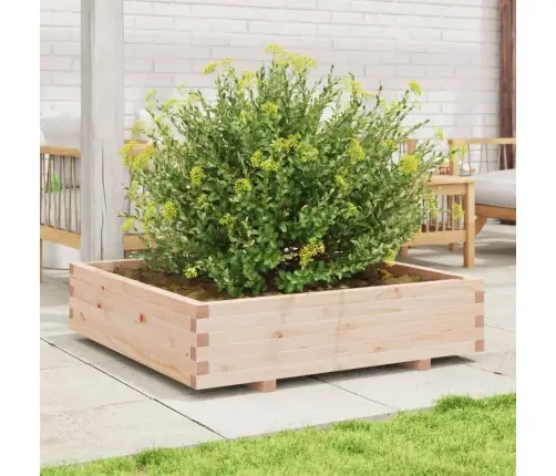Dārza Puķu Kaste, 100X100X26,5 Cm, Priedes Masīvkoks Vidaxl