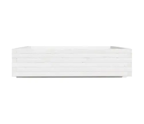 Aia Taimekast, Valge, 100 X 100 X 26,5 cm Männipuit