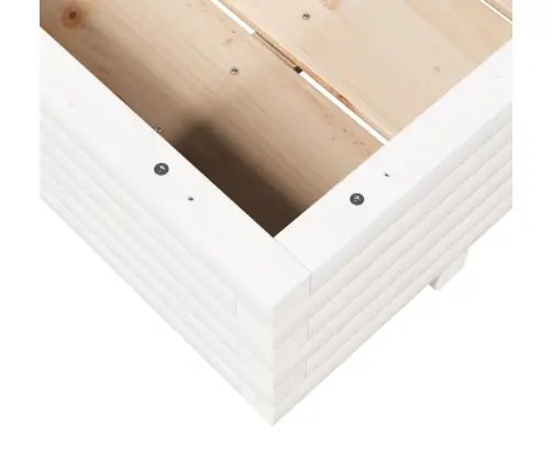 Aia Taimekast, Valge, 110 X 110 X 26,5 cm Männipuit