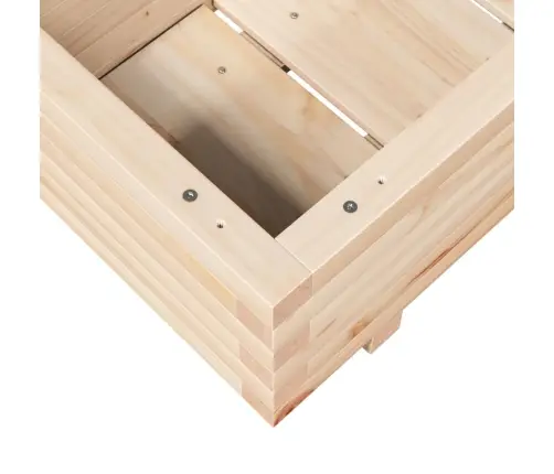 Sodo Lovelis, 70X40X26,5cm Pušies Medienos Masyvas