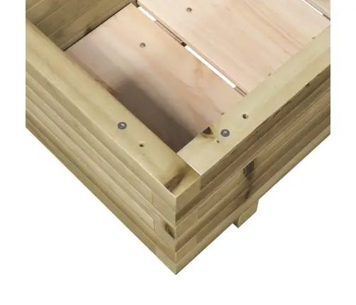 Dārza Puķu Kaste, 70X40X26,5 Cm, Impregnēts Priedes Koks Vidaxl