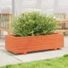 Dārza Puķu Kaste, Vaska Brūnas, 90X40X26,5 Cm Priedes Masīvkoks Vidaxl