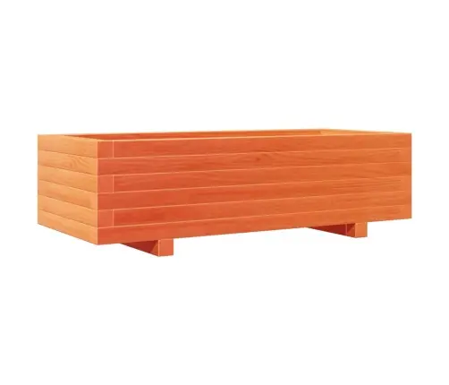 Dārza Puķu Kaste, Vaska Brūnas, 90X40X26,5 Cm Priedes Masīvkoks Vidaxl