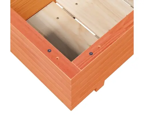 Dārza Puķu Kaste, Vaska Brūnas, 90X40X26,5 Cm Priedes Masīvkoks Vidaxl