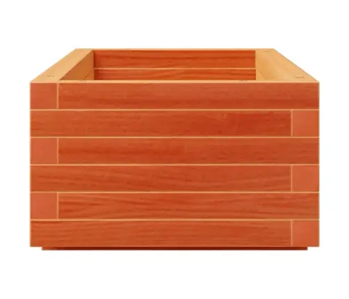 Dārza Puķu Kaste, Vaska Brūnas, 110X40X26,5Cm Priedes Masīvkoks Vidaxl
