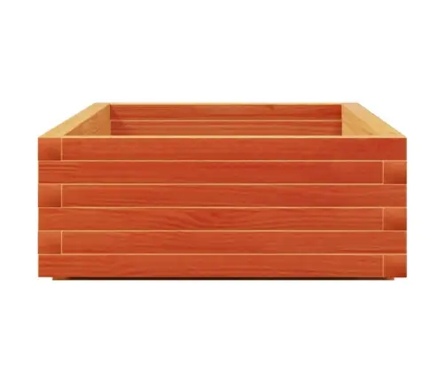 Dārza Puķu Kaste Vaska Brūnas 110X60X26,5 Cm Priedes Masīvkoks Vidaxl