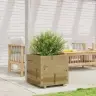 Dārza Puķu Kaste, 50X50X49,5 Cm, Impregnēts Priedes Koks Vidaxl