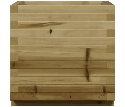 Dārza Puķu Kaste, 50X50X49,5 Cm, Impregnēts Priedes Koks Vidaxl