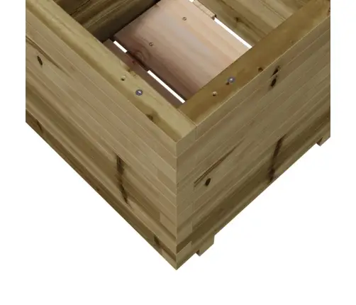 Dārza Puķu Kaste, 50X50X49,5 Cm, Impregnēts Priedes Koks Vidaxl