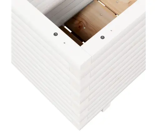 Aia Taimekast, Valge, 110X40X49,5 cm Männipuit