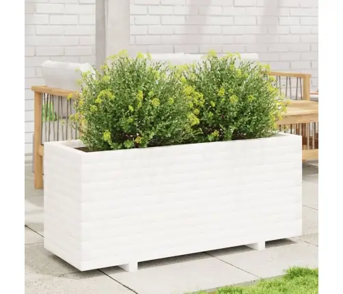 Aia Taimekast, Valge, 110X40X49,5 cm Männipuit