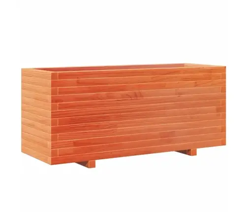 Dārza Puķu Kaste, Vaska Brūnas, 110X40X49,5Cm Priedes Masīvkoks Vidaxl