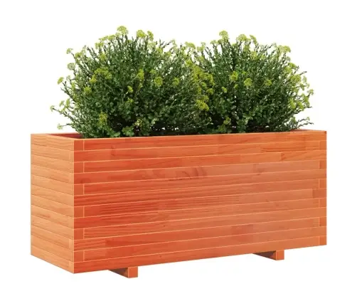 Dārza Puķu Kaste, Vaska Brūnas, 110X40X49,5Cm Priedes Masīvkoks Vidaxl