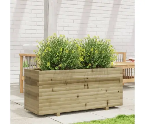 Dārza Puķu Kaste, 110X40X49,5 Cm, Impregnēts Priedes Koks Vidaxl