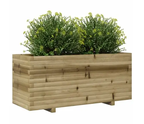 Dārza Puķu Kaste, 110X40X49,5 Cm, Impregnēts Priedes Koks Vidaxl