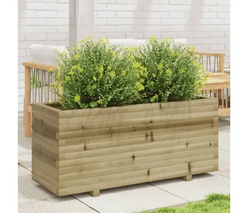Dārza Puķu Kaste, 110X40X49,5 Cm, Impregnēts Priedes Koks Vidaxl