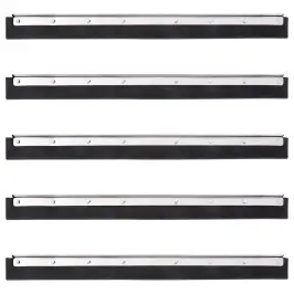 Grīdas Tīrītāja Galvas, 5 Gab., 55X2X5 Cm, Tērauds Un Gumija Vidaxl