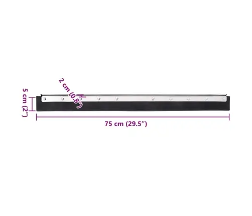 Põrandakaabits 5 Tk, 75X2X5 cm Teras Ja Kumm