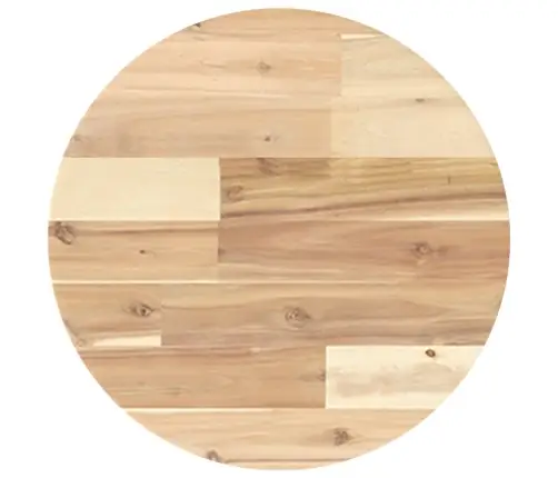 Ümmargune Lauaplaat, Ø40X2 cm Akaatsiapuit