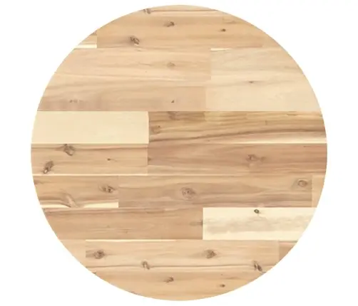 Stalviršis, 50X2,5cm Akacijos Medienos Masyvas, Apskritas