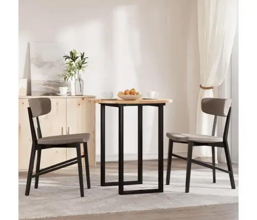 Ümmargune Lauaplaat, Ø70X2 cm Akaatsiapuit