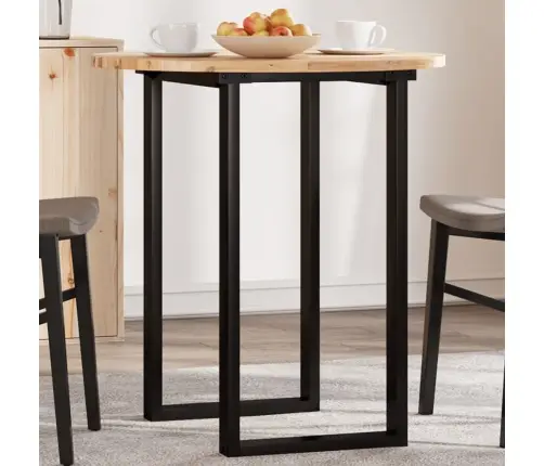 Ümmargune Lauaplaat, Ø70X2 cm Akaatsiapuit